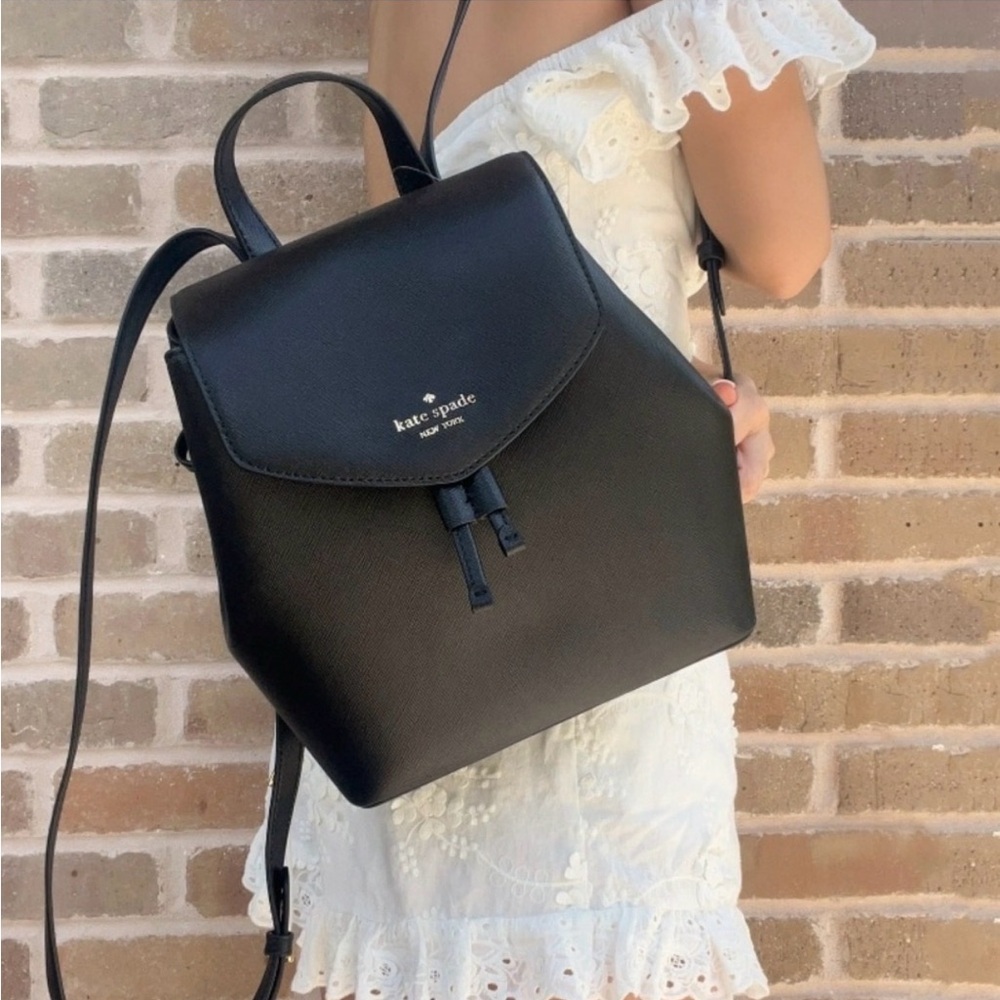 Kate Spade Midnight Black Backpack - Picture 1 of 10
